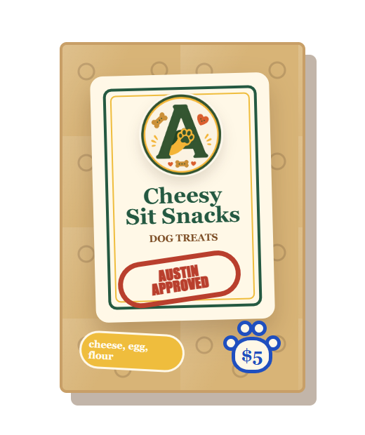 Cheesy Sit Snacks bag